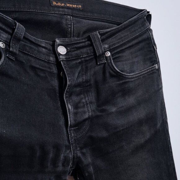 Nudie Jeans - Slim Straight - Black - Size 32x30 - Picture 5 of 6